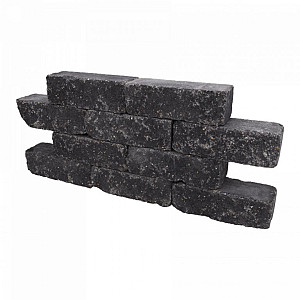 Catrock Getrommeld stapelblok 31x11,5x10cm Nero