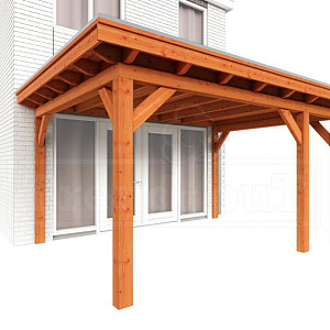 Aanbouwveranda Lucca diep 4m rechts