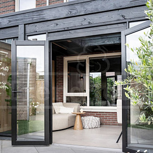  Steel look - Raammodules met dubbel deuren