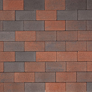 BKK met deklaag 8cm Rood-Zwart