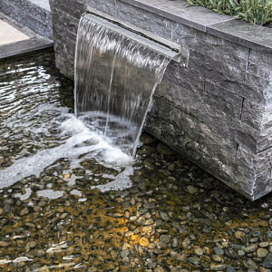 Afdekplaat-Vijverrand Chinees hardsteen 50/20x50x3cm hoekstuk