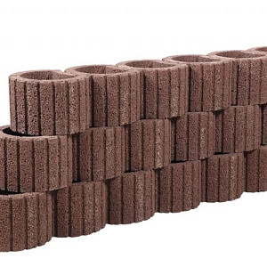 Cirkelflor Groot bruin/rood 48x30x30cm