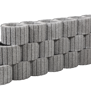 Cirkelflor mini Grijs 30x20x20cm