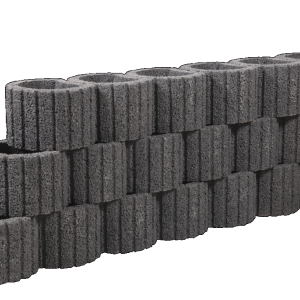 Cirkelflor mini Zwart 30x20x20cm