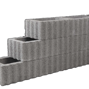 Kubusflor Grijs 40x60x25cm