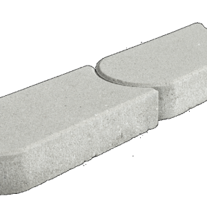 Kantsteen graskant Grijs 33x16x4.5cm