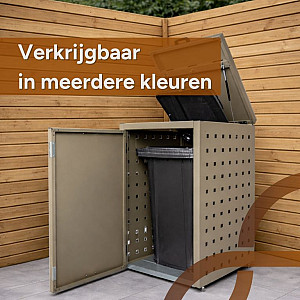 <p>De kliko-ombouwen van Forsento bieden een stijlvolle en duurzame oplossing om afvalcontainers netjes uit het zicht te plaatsen. De stalen ombouwen combineren een strak design met praktisch gebruiksgemak en zijn geschikt voor 120 en 240 liter containers. Dankzij de stevige constructie van 1,5 mm staal staan ze stabiel in weer en wind, terwijl ventilatieopeningen, magneetsluitingen en solide scharnieren zorgen voor comfortabel dagelijks gebruik.</p>

<p>De containerombouwen zijn verkrijgbaar in cortenstaal of gepoedercoat staal in kleuren zoals zwart en taupe, waardoor ze passen bij verschillende tuinstijlen. Met varianten met vaste deksel, klep of plantenbak en een modulair systeem voor &eacute;&eacute;n of meerdere containers, cre&euml;er je eenvoudig een nette en verzorgde plek voor je kliko&rsquo;s in de tuin, voortuin of op de oprit.</p>
