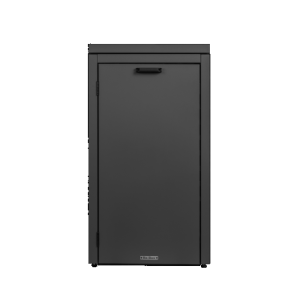 Kliko-ombouw met vaste deksel Grafietzwart 120 liter