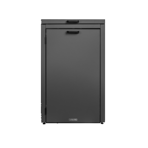 Kliko-ombouw met klep Grafietzwart 240 liter