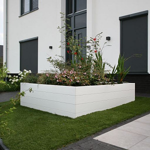 Plantenbak Modulair Wit 270x30x42cm