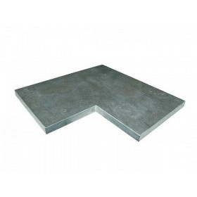 Afdekplaat-Vijverrand Chinees hardsteen 50/15x50x3cm hoekstuk