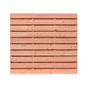 Douglas geschaafd plankenscherm 19-planks 16 mm, 194 x 180 x 4,8 cm, onbehandeld
