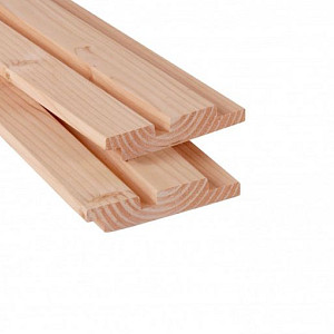 Douglas geschaafd rhombusprofiel 2,7x14,5x224cm onbehandeld