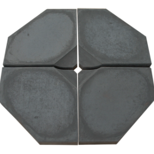 Parasoltegel 40x40x6cm zwart beton