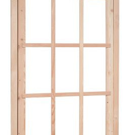 Douglas 9-ruits uitzetraam, 89,8x136,3 cm, onbehandeld.