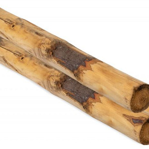 Kastanjehouten Paal Geschild Ø6-8cm 250cm