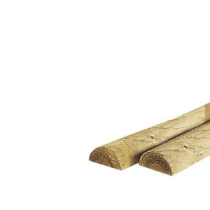 Halfronde Regel twee zijden haaks gekort Ø 7x250cm
