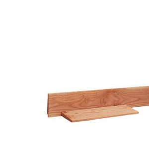 Douglas Zweeds Rabat 1 zijde geschaafd 1 zijde fijnbezaagd 1,0-2,1x16,5x400cm groen geïmpregneerd