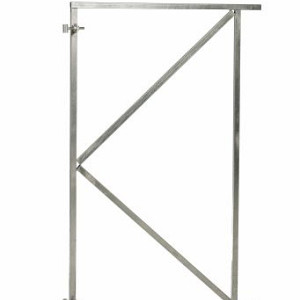Verstelbaar stalen poortframe 90x155cm vuurverzinkt