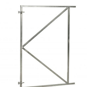 Verstelbaar stalen poortframe 120x155cm vuurverzinkt