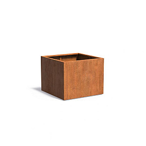 CARREZ met bodem 1000x1000x800mm Corten (CA5.1)