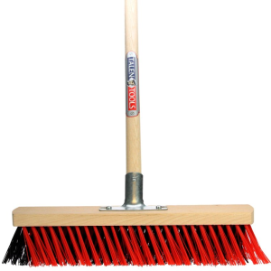 X-bezem buiten kunststof haren incl. steel