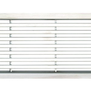 Langstaafrooster RVS, L=500mm tbv. ACO Euroline (geen Hexaline 2.0)