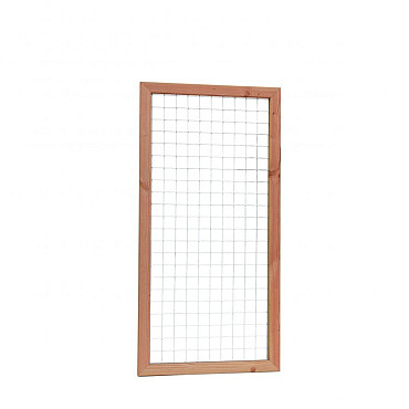 Douglas Betonijzertrellis met maas 7,5x7,5cm in Raamwerk 4,5x7cm 90x180cm onbehandeld