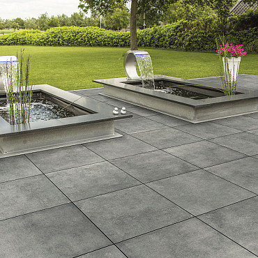 Cerasun Cemento Antracite 60x60x4cm