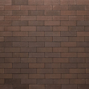 Dorpspad strak 21x7x6cm rood-bruin