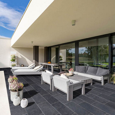 GeoCeramica® 80x80x4cm Impasto Negro