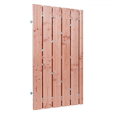 Douglas geschaafde plankendeur op verstelbaar stalen frame 18mm 100x190cm onbehandeld