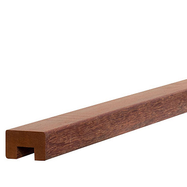 Hardhouten Angelim Vermelho geschaafde damwandregel 4,5x6,8x200cm met sponning