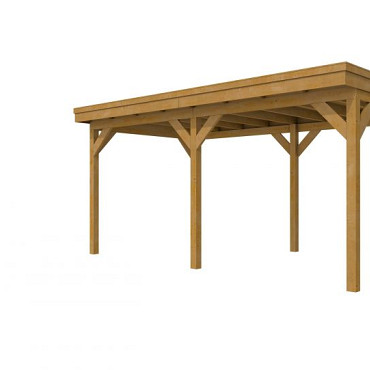 Douglasvision DHZ Buitenverblijf 530x300cm groen geïmpregneerd