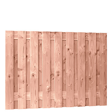 Douglas geschaafd plankenscherm 19-planks 16mm 180x130cm onbehandeld