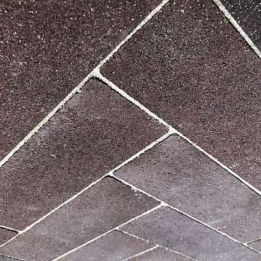 Dorpspad strak 10x30x6cm rood-bruin