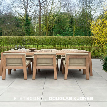 Keramische tegel Piet Boon Outdoor Concrete Smoke 90x90x3cm