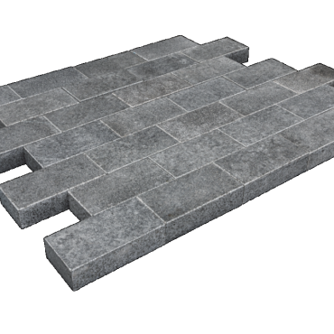 Pacific Black G693 Piazzo Waterjet Linea Klinker 20x10x5cm