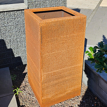 CARREZ met bodem 500x500x1000mm Corten (CA9.2)