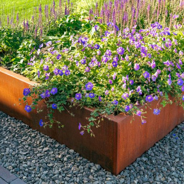 CARREZ met bodem 2000x1000x400mm Corten (CA20.2)