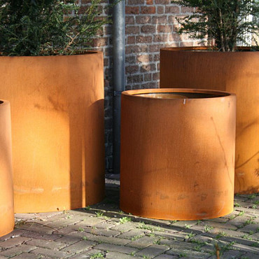 CIRCUM met bodem Ø2000x600mm Corten (CT1.2)