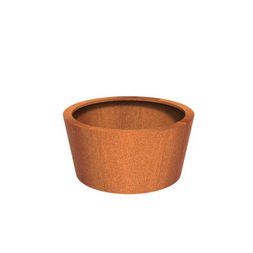 CONIC met bodem Ø1200x600mm Corten 2mm (CC4.2)