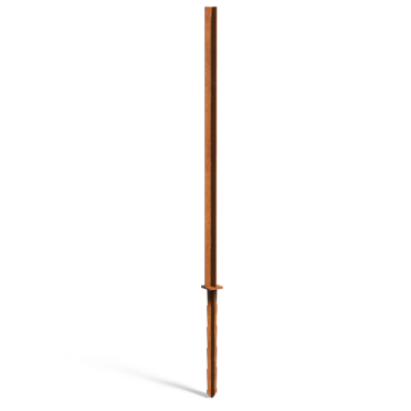 Hoekstaander Corten t.b.v. paneel 115x115x2700mm CPP1)