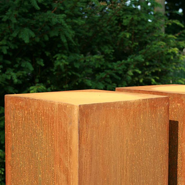 Sokkel 300x300x400mm Corten 2mm (CK13)