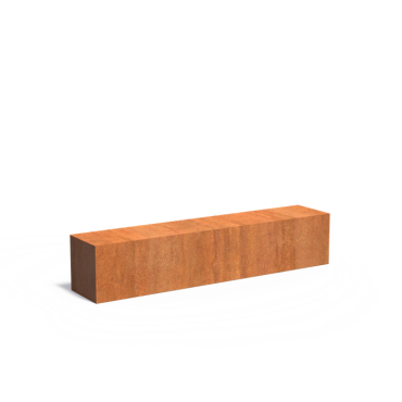 Sokkel 2000x400x400mm Corten 2mm (CK30)