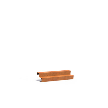 Trap 1500x480x340mm Corten 3mm (CST2.3)