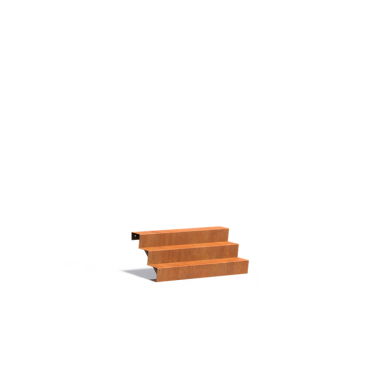 Trap 1250x720x510mm Corten 3mm (CST3.2)