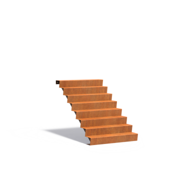 Trap 1250x1920x1360mm Corten 3mm (CST8.2)