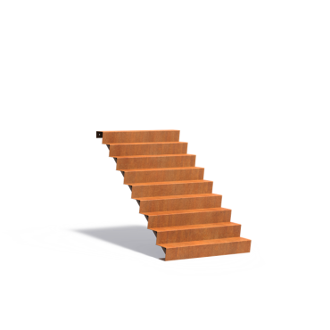 Trap 1250x2160x1530mm Corten 3mm (CST9.2)