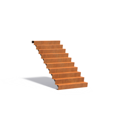 Trap 1250x2400x1700mm Corten 3mm (CST10.2)